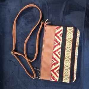 Vintage 90s/00s Canyon Sky Woven Fabric Purse